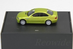 Sammlermodell 187 BMW M3 E46 phoenix Yellow Japan Limited Dealer Box_12